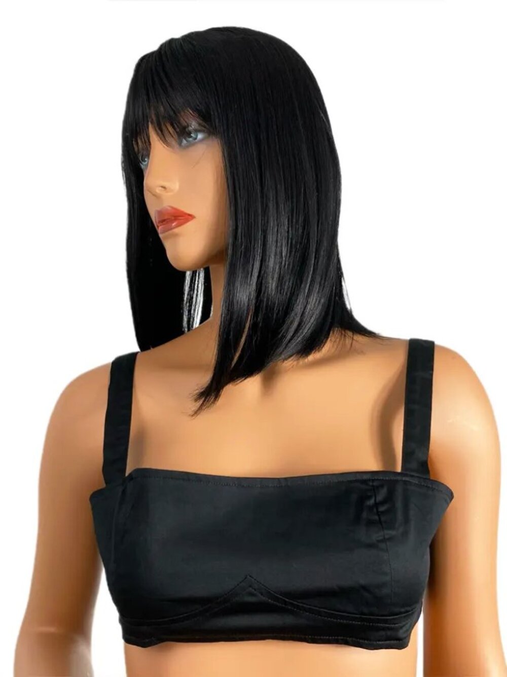 Danielle Bernstein Straight Neck Bralette Crop Top Size 4